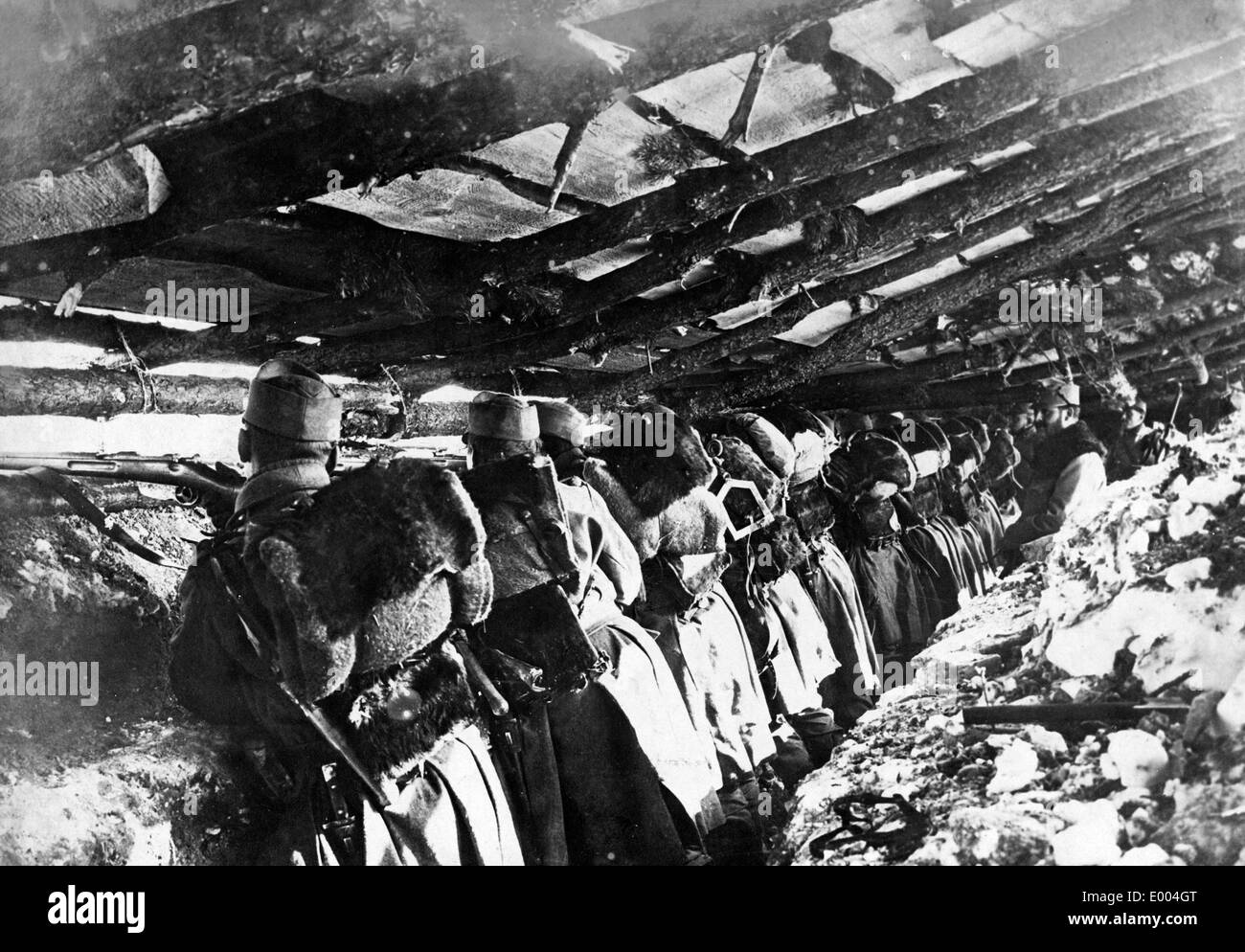 Bataillon d'infanterie légère austro-hongrois, 1916 Banque D'Images