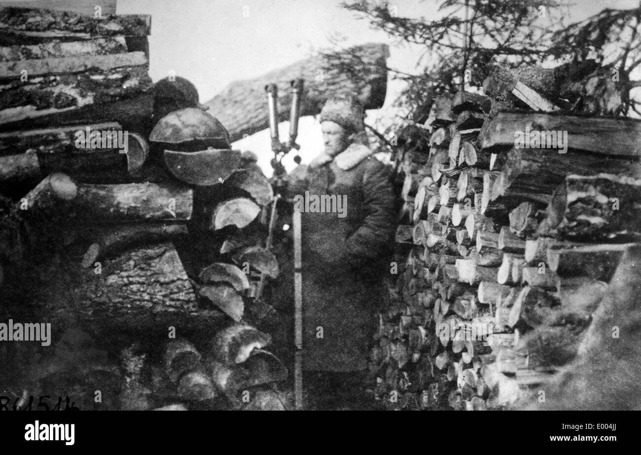 Poste d'observation russe Banque D'Images