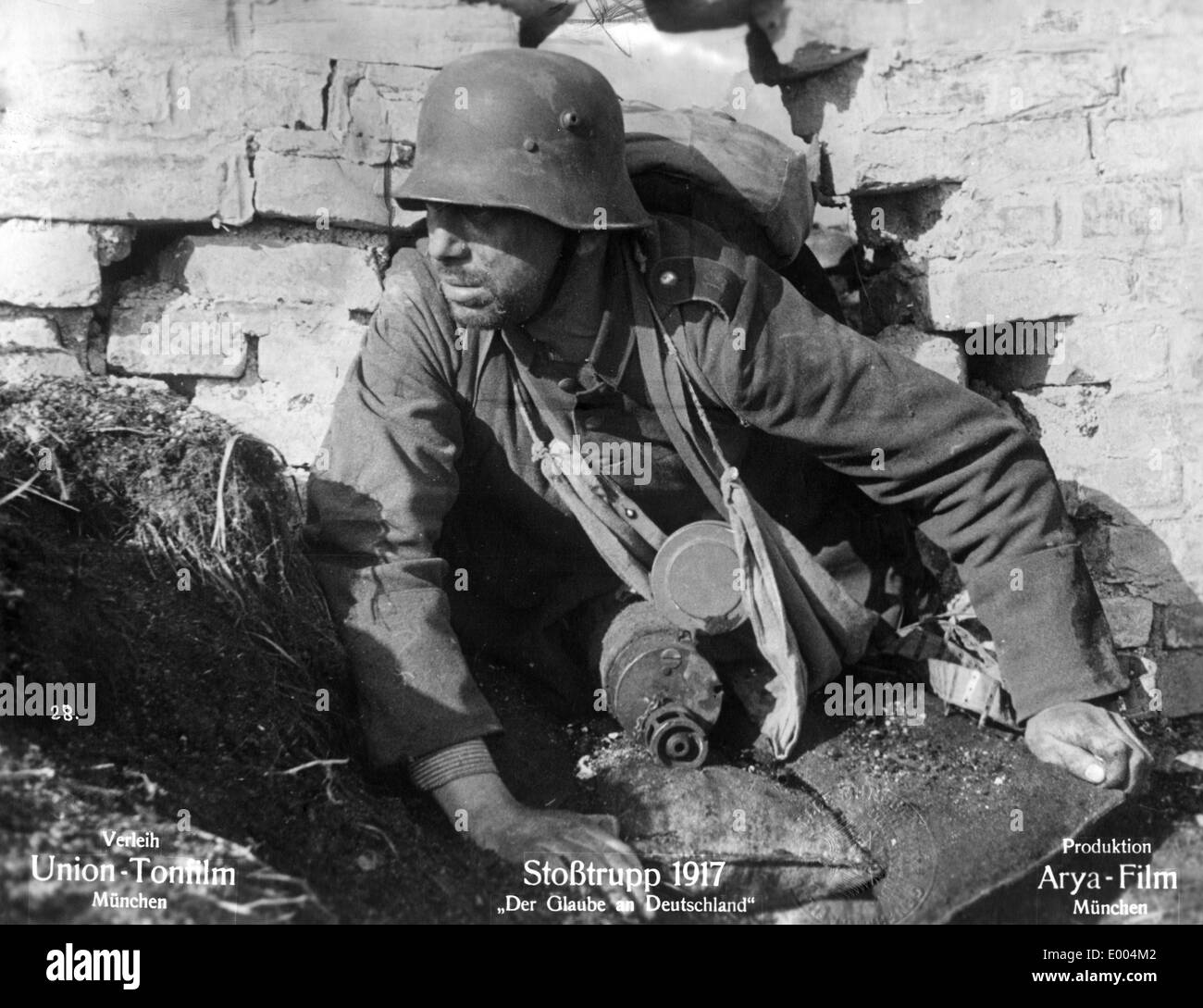 Soldat allemand de la Première Guerre mondiale Banque D'Images