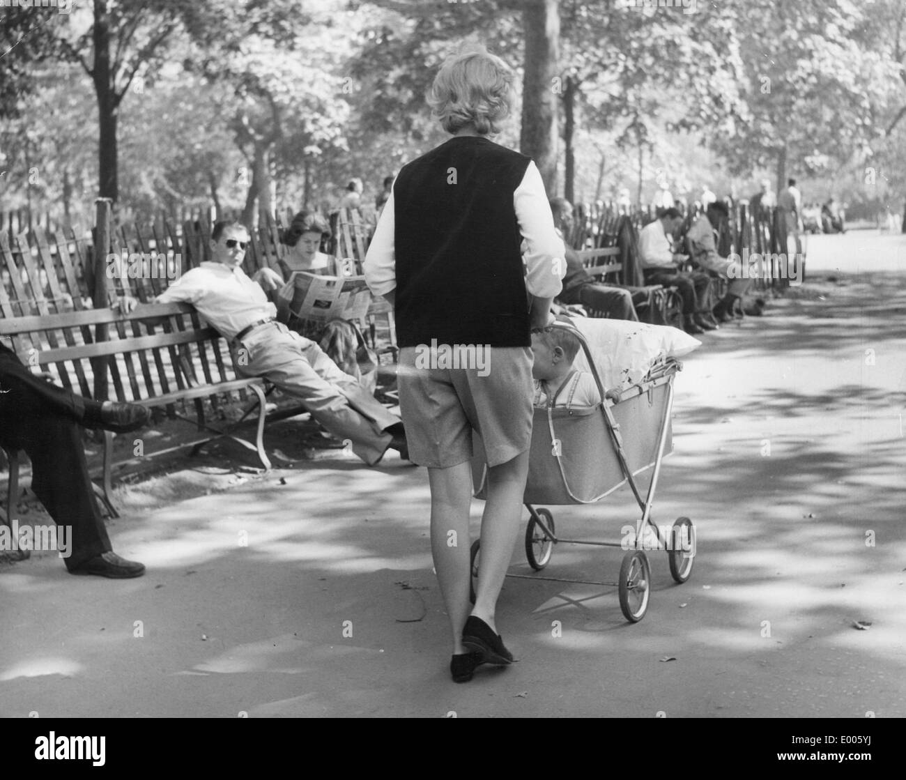 New York, 1958 Banque D'Images