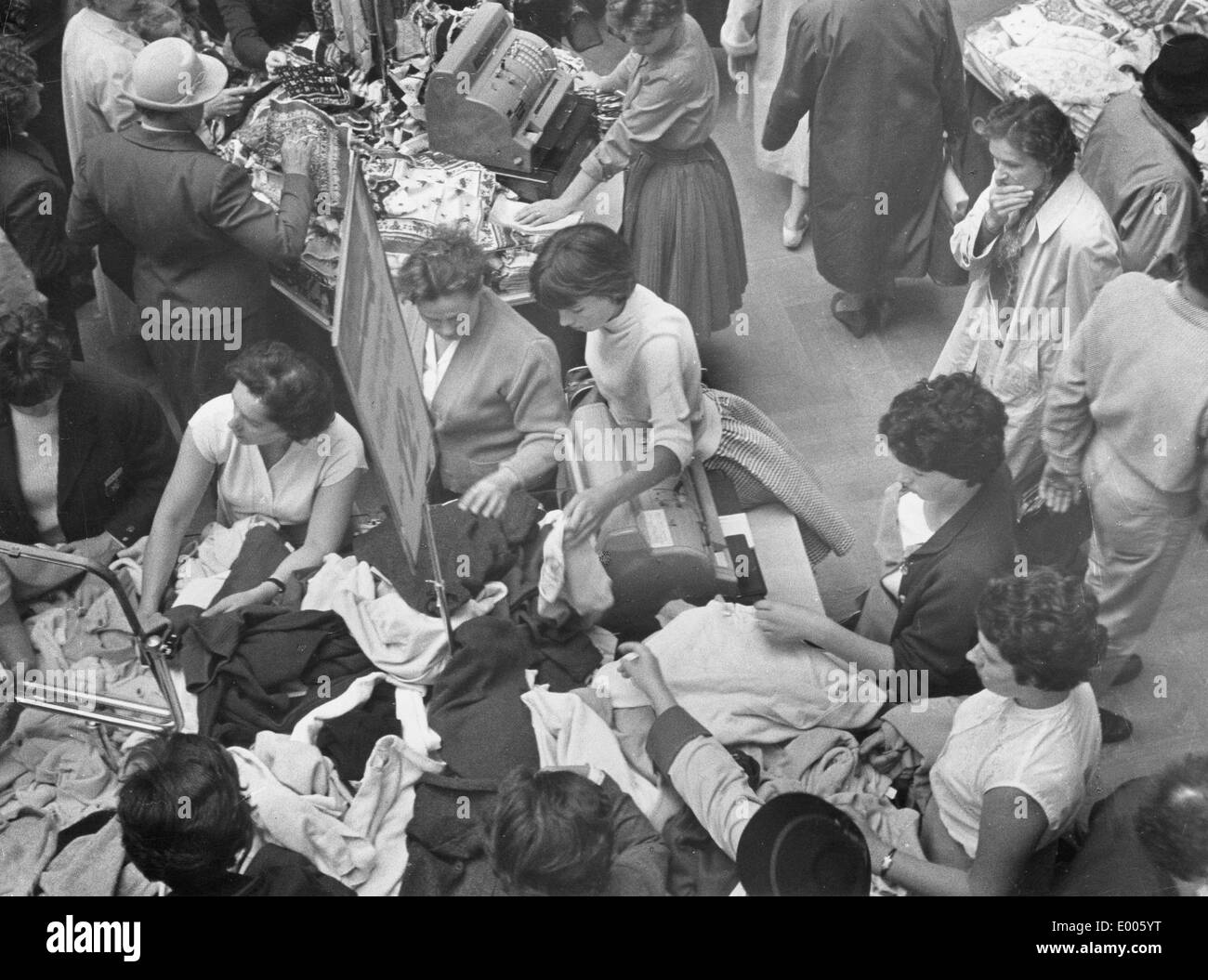 Grand magasin, 1959 Banque D'Images