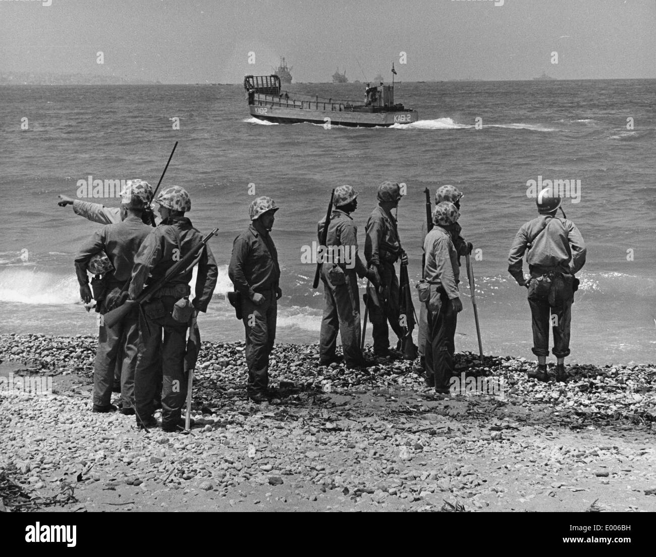 Débarquement américain au Liban, 1958 Banque D'Images