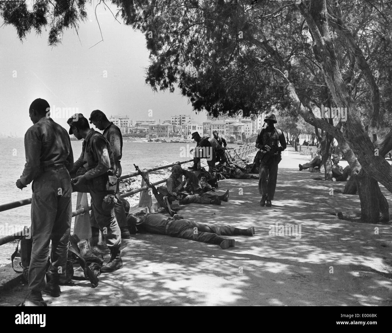 Débarquement américain au Liban, 1958 Banque D'Images