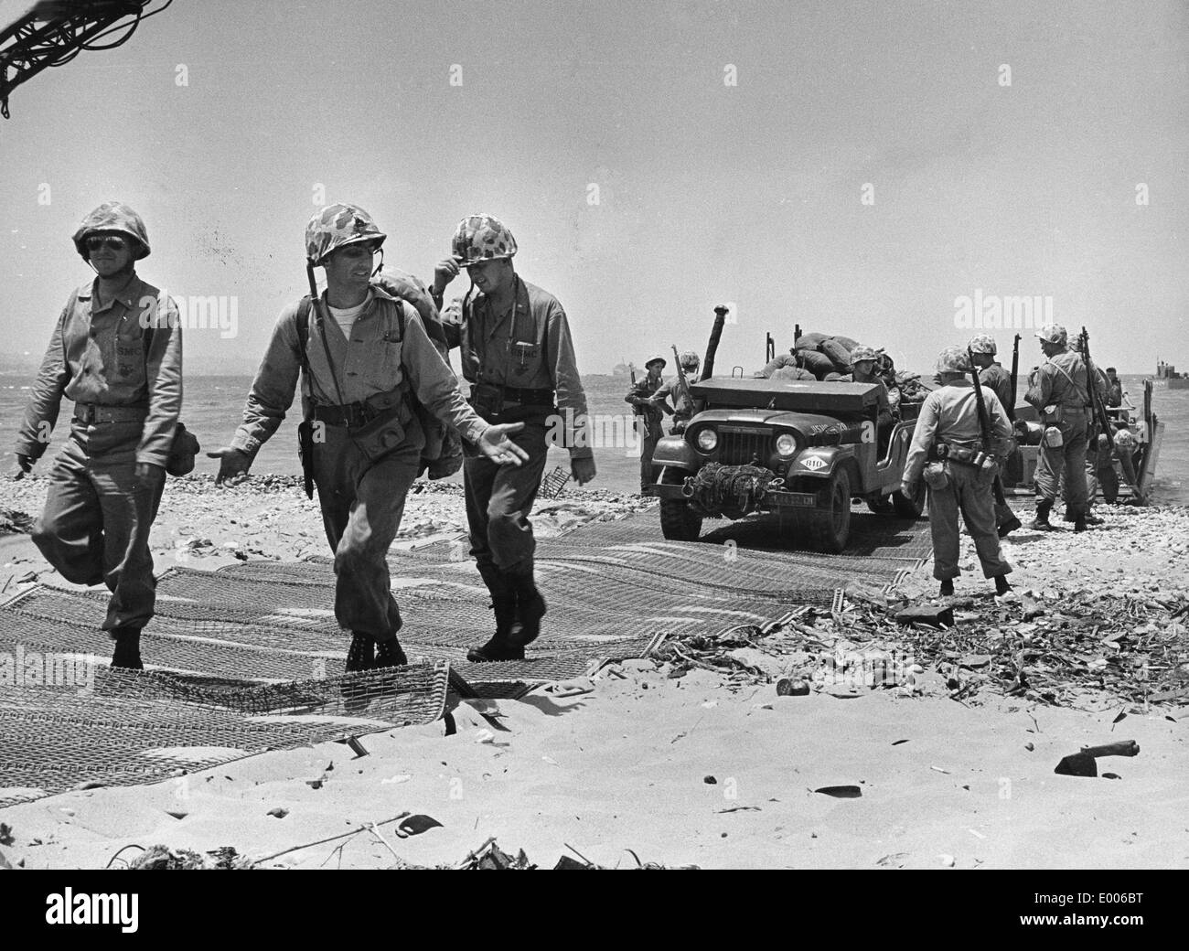 Débarquement américain au Liban, 1958 Banque D'Images