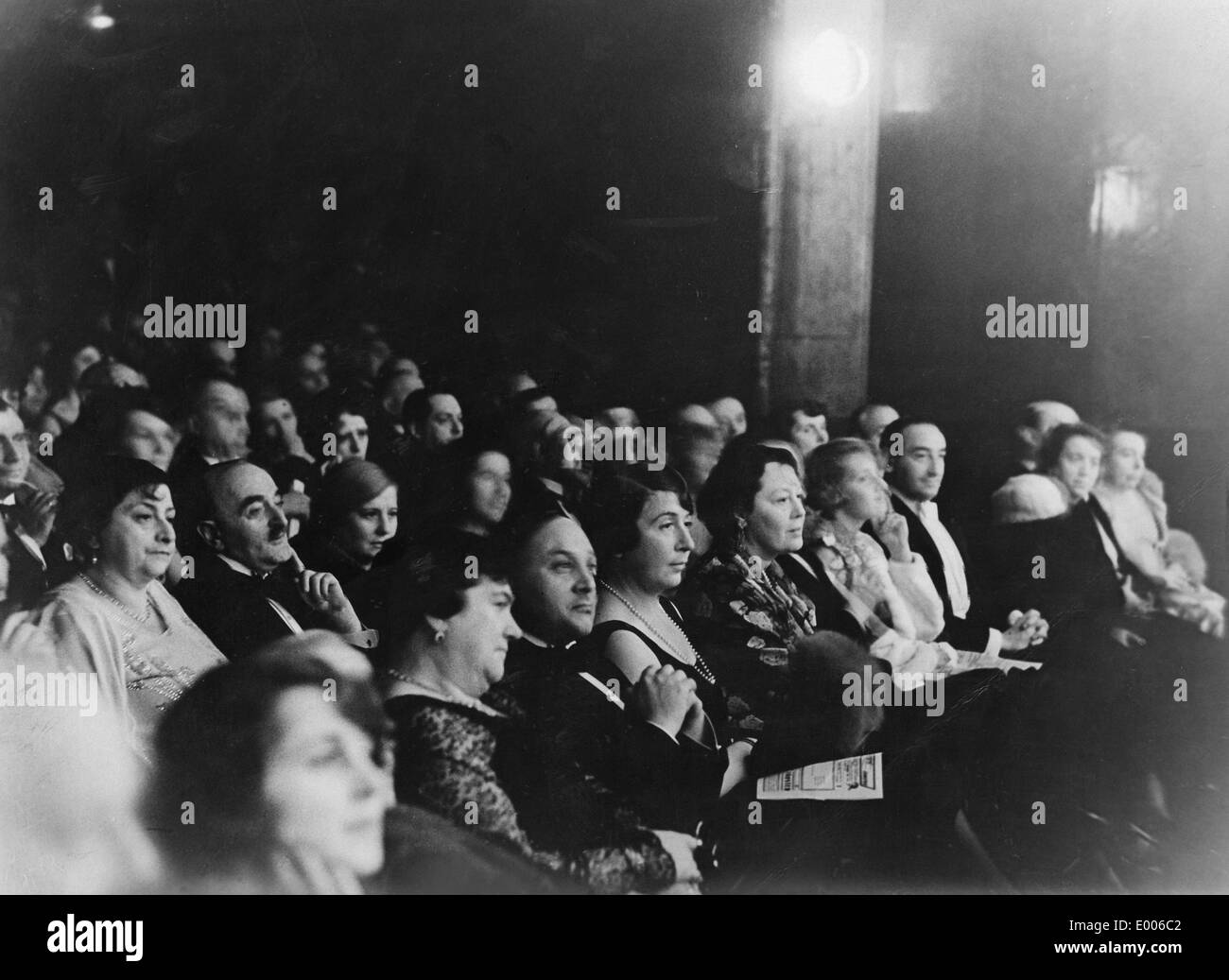 Auditorium de Berlin, 1929 Banque D'Images