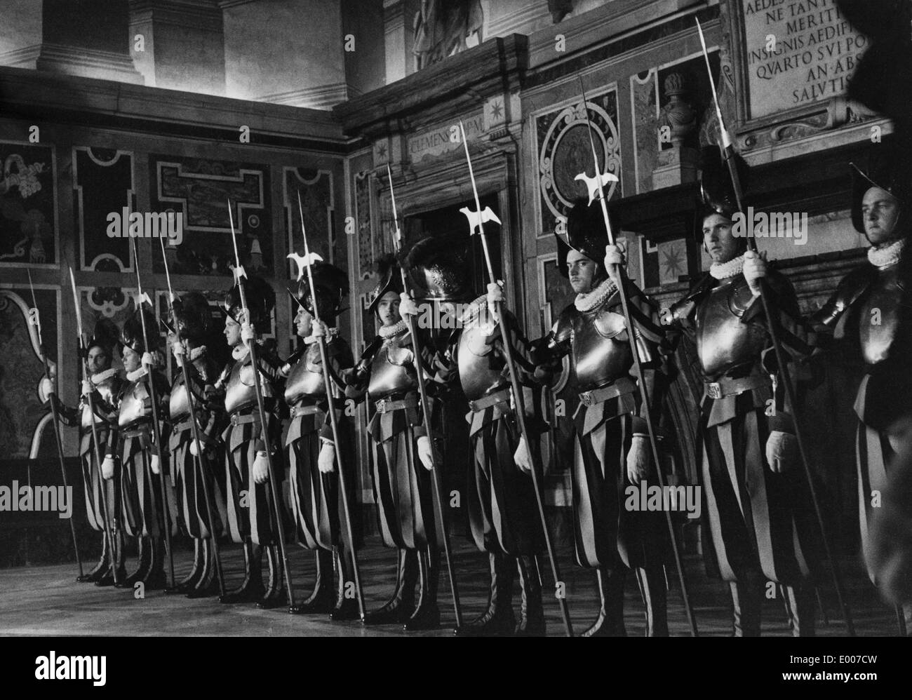 Des soldats de la Garde Suisse Banque D'Images