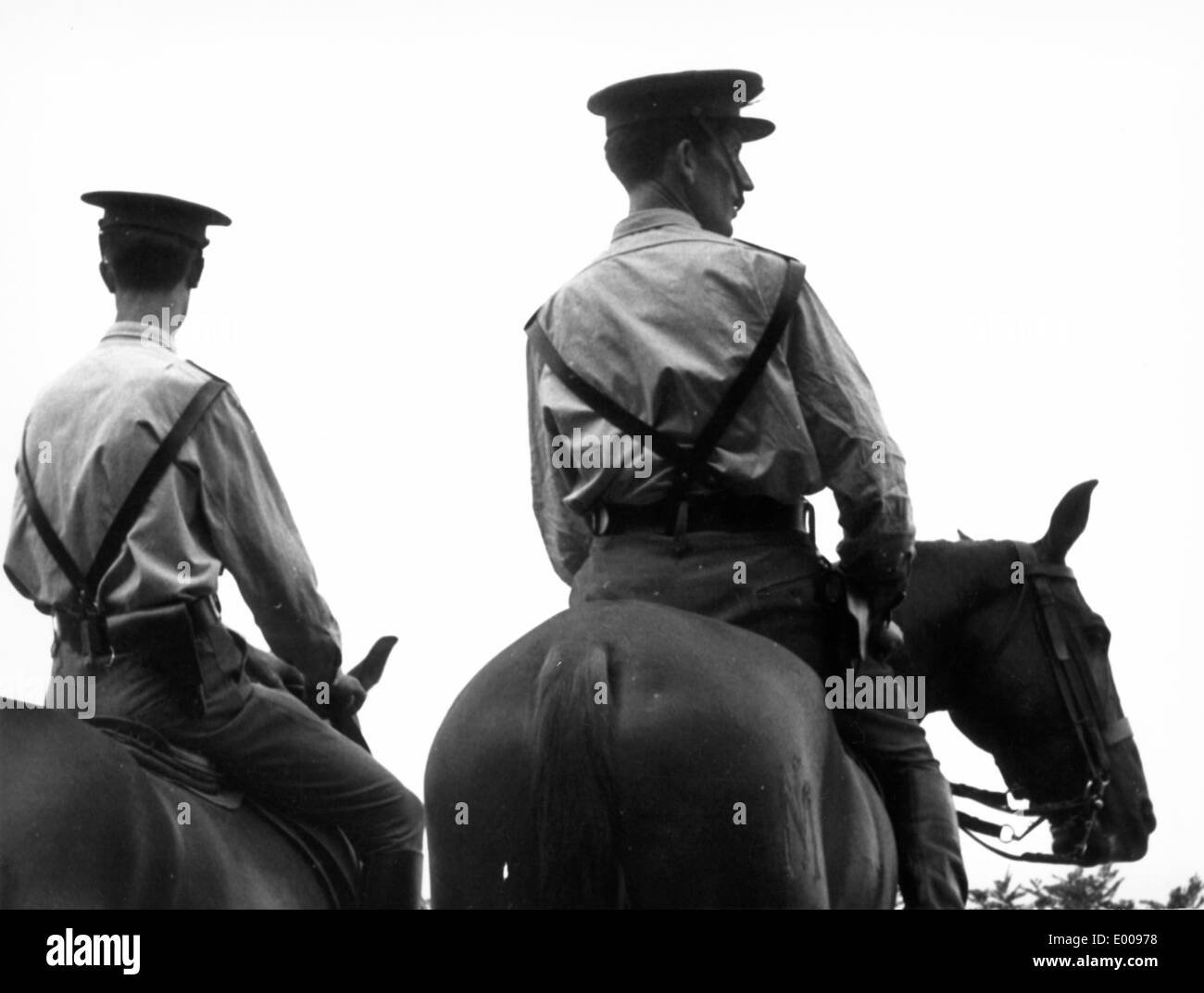Les policiers espagnols, 1960 Banque D'Images
