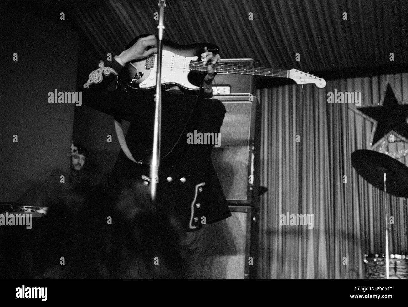 Jimi Hendrix dans le Star-Club de Hambourg Banque D'Images
