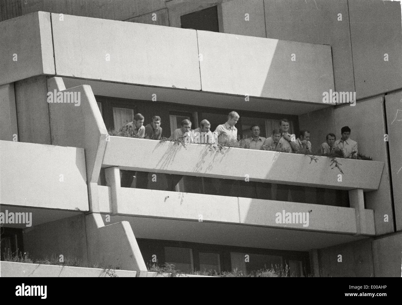 Au cours du massacre de Munich Jeux Olympiques d'été de 1972 Banque D'Images