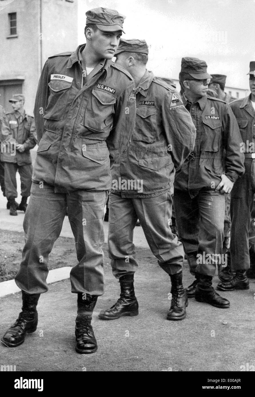 Elvis Presley, 1958 Banque D'Images