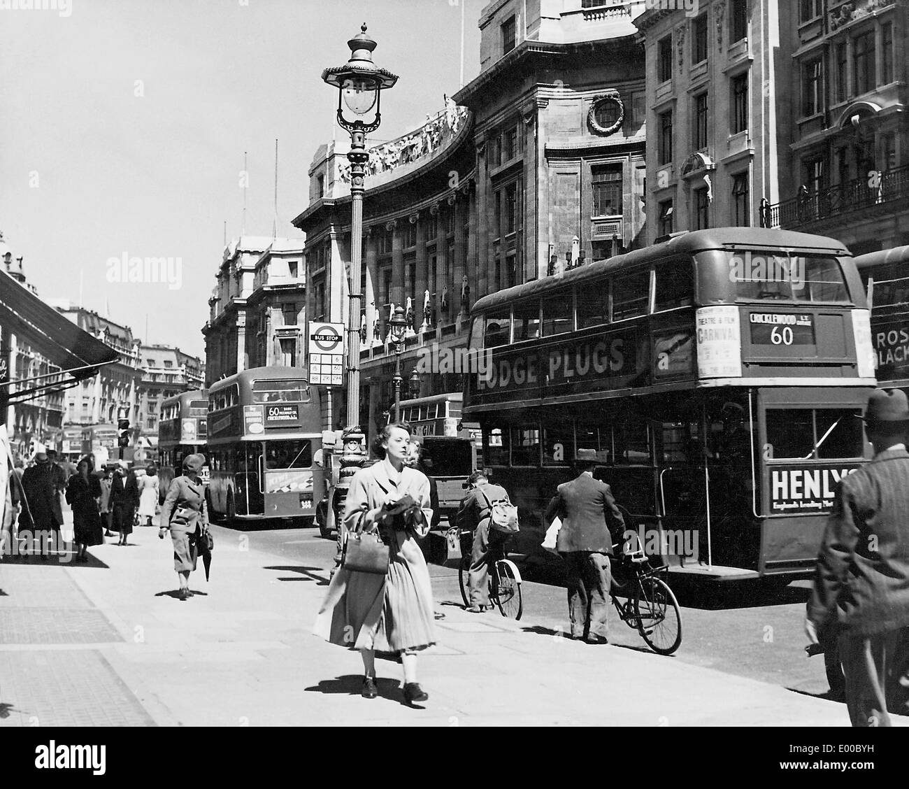 Le Regent Street à Londres Banque D'Images