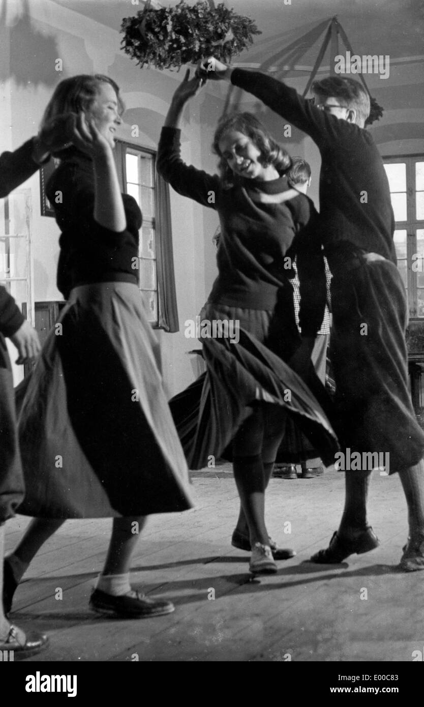 La Reine Sofia d'Espagne à Salem, 1955 Banque D'Images