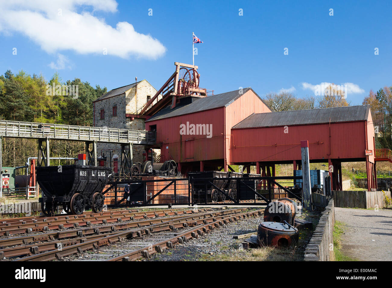 La mine de Beamish Museum, County Durham, Angleterre Banque D'Images La mine de Beamish Museum, County Durham, Angleterre Banque D'Images