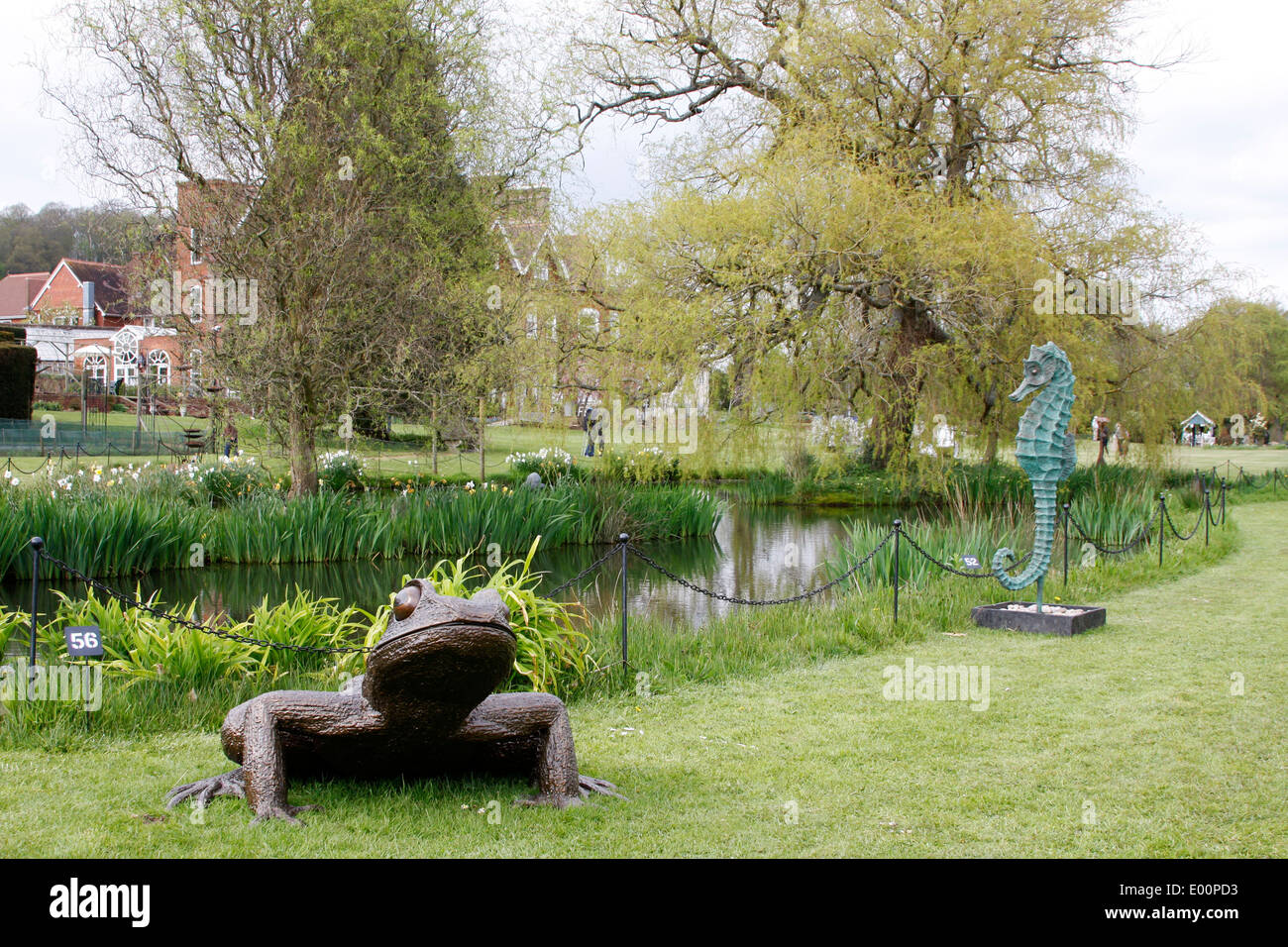 Exposition de sculptures à Birtley House près de Bramley à Surrey Banque D'Images