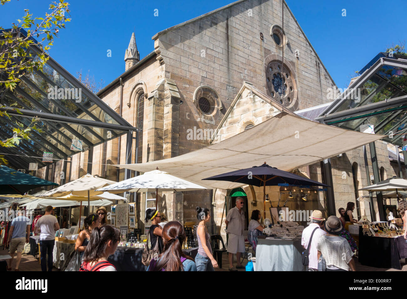 Sydney Australie,Paddington,Oxford Street,Paddington Markets,shopping shopper shoppers magasins marché marchés achats vente,Retail sto Banque D'Images