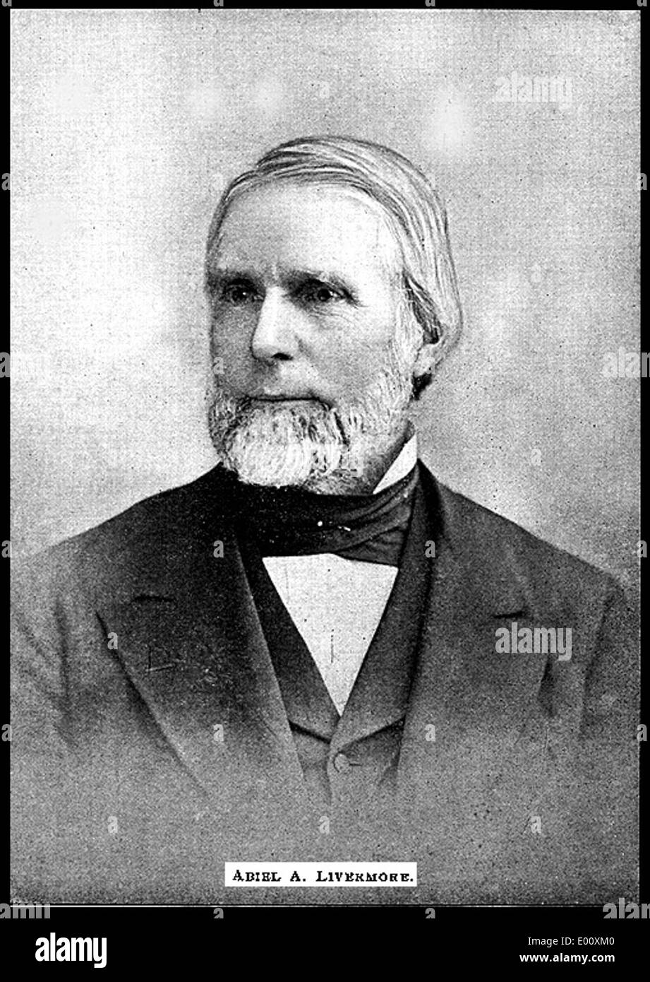 Abiel A. Livermore était un membre éminent du clergé de Keene, New Hampshire. Il a servi comme ministre et pasteur, contribuant à la vie religieuse de la région au XIXe siècle. Son influence dans la communauté locale fait toujours partie du tissu historique de Keene. Banque D'Images