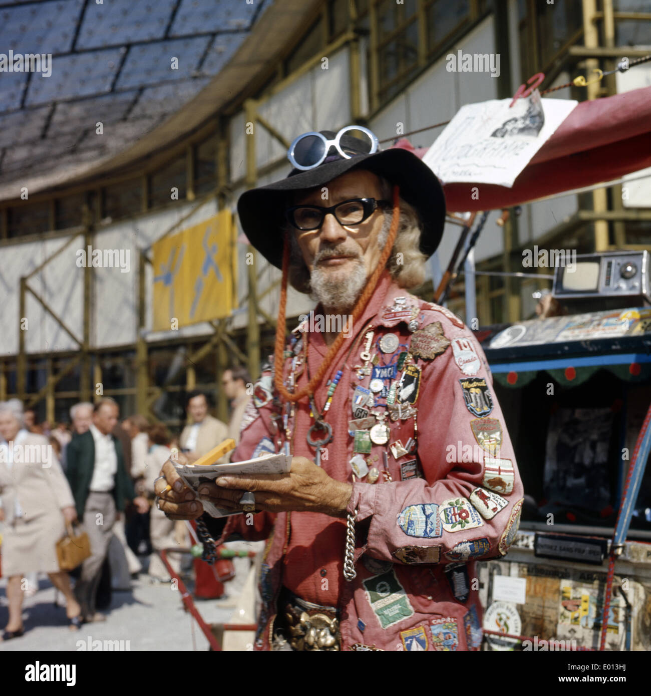 Globetrotter aux Jeux Olympiques de 1972 à Munich Banque D'Images