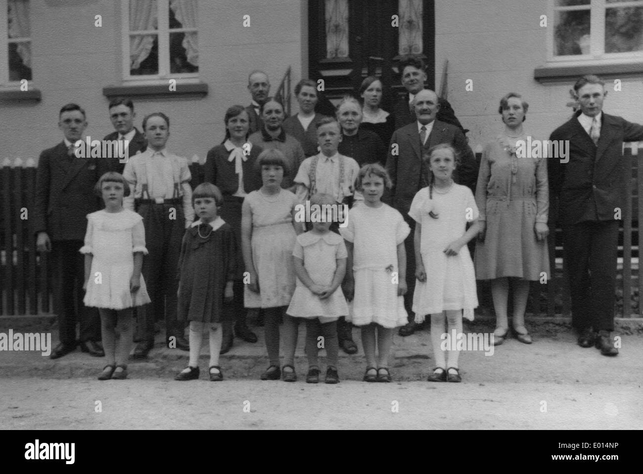 La communion dans le Sauerland, 1929 Banque D'Images