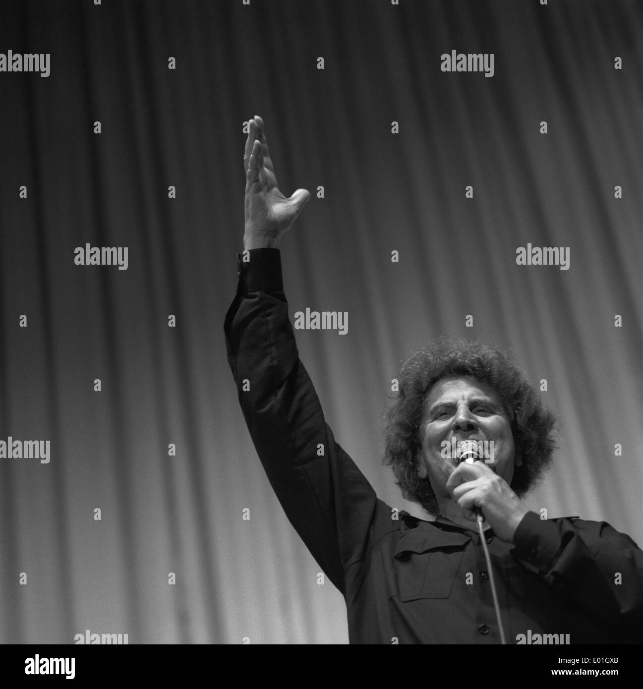 Mikis Theodorakis, 1985 Banque D'Images