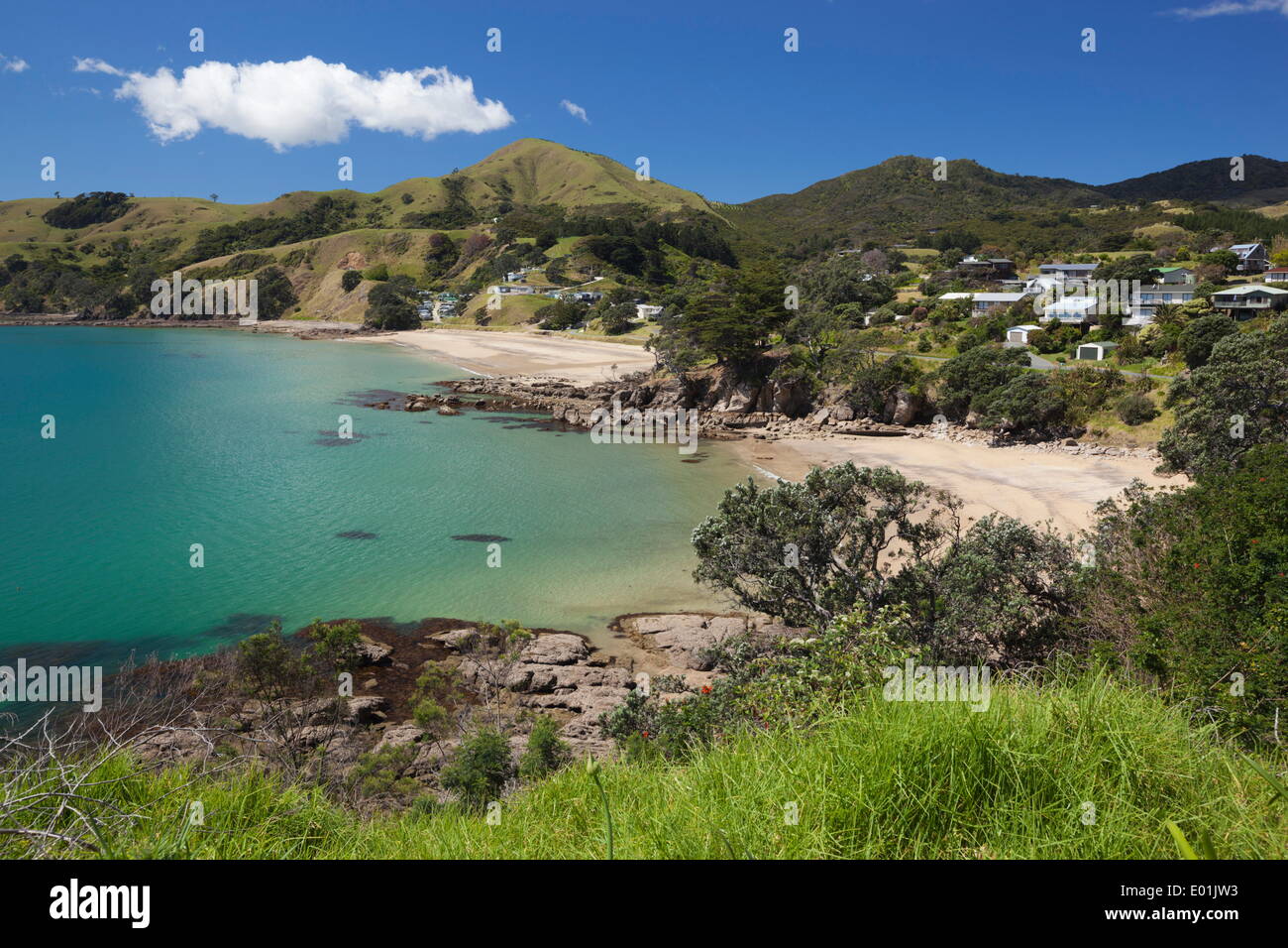 Waitete Bay, près de Colville, péninsule de Coromandel, Waikato, île du Nord, Nouvelle-Zélande, Pacifique Banque D'Images