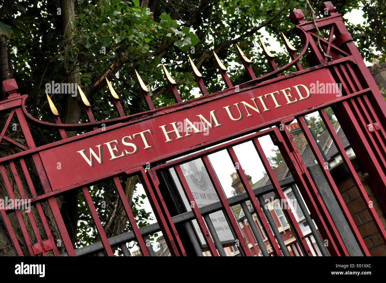 West Ham United Motif Banque D'Images