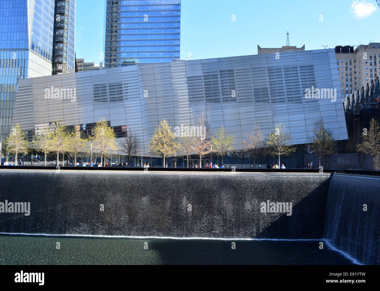 Musée national le 11 septembre 2001 au 11 septembre 2001 Mémorial sur Ground Zero à Manhattan. Banque D'Images