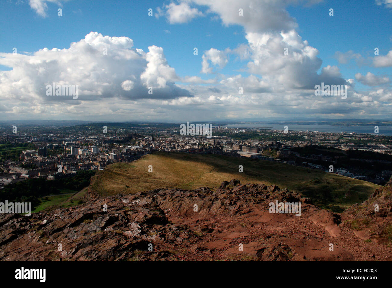 Arthur's Seat, Salisbury Crags, Édimbourg. Photo de Kim Craig Banque D'Images