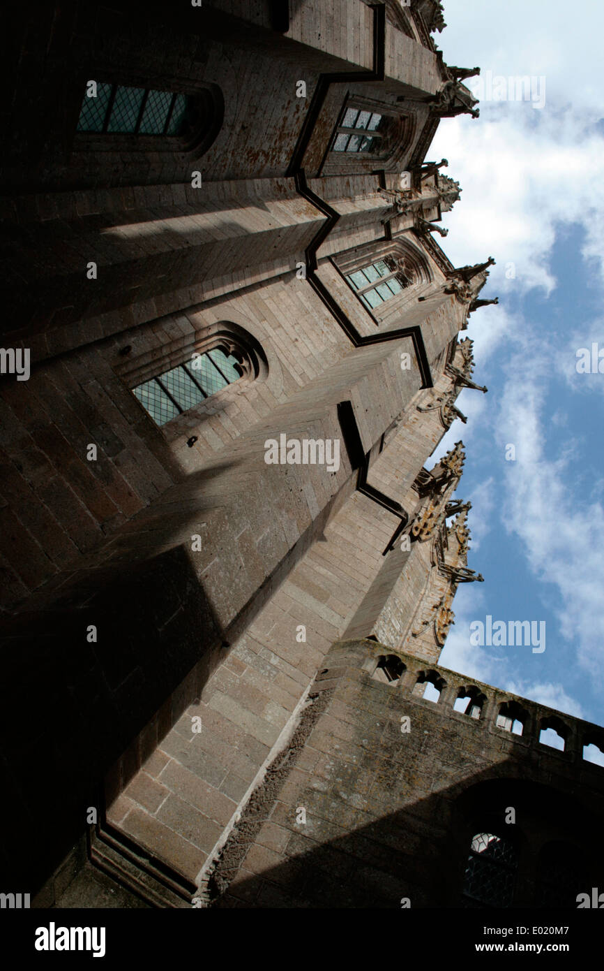 L'Abbaye du Mont Saint Michel. Photo de Kim Craig. Banque D'Images