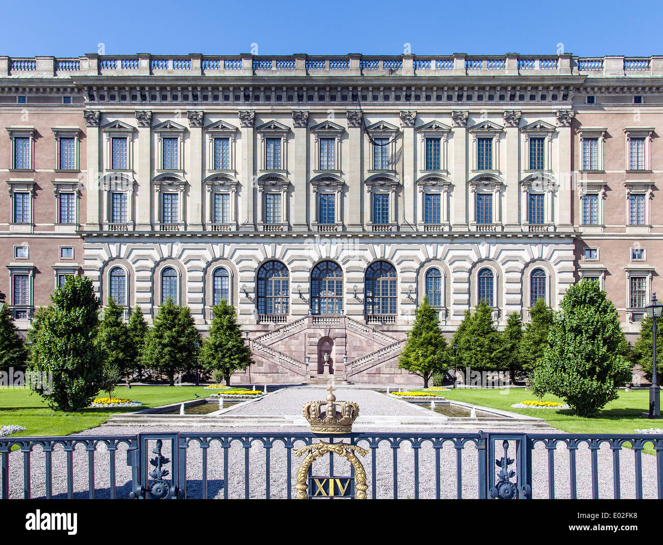 Palais de Stockholm ou Palais Royal, KUNGLIGA SLOTTET, Stockholms slott, centre historique, Gamla Stan, Stockholm, Stockholm County Banque D'Images