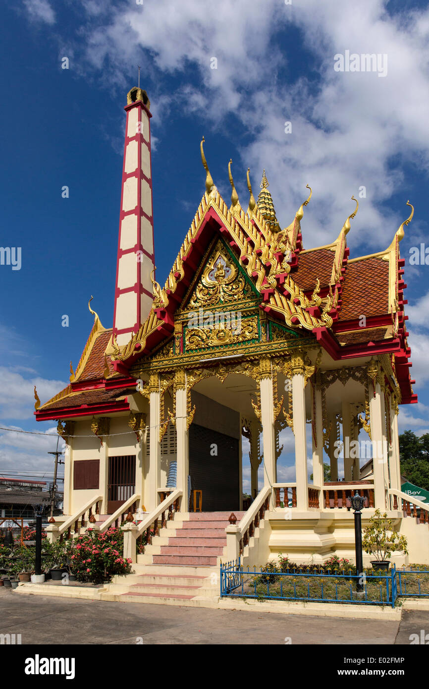 Crématorium de Wat Matchimawat, Udon Thani, Isan ou Isaan, Thaïlande Banque D'Images