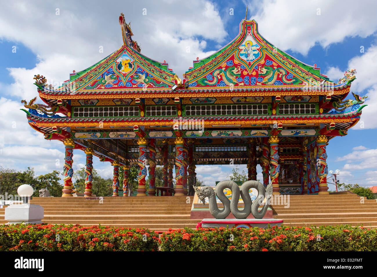 Chao Pu-Ya chinois culte, Thung Sri Muang Park, Udon Thani, Isan ou Isaan, Thaïlande Banque D'Images
