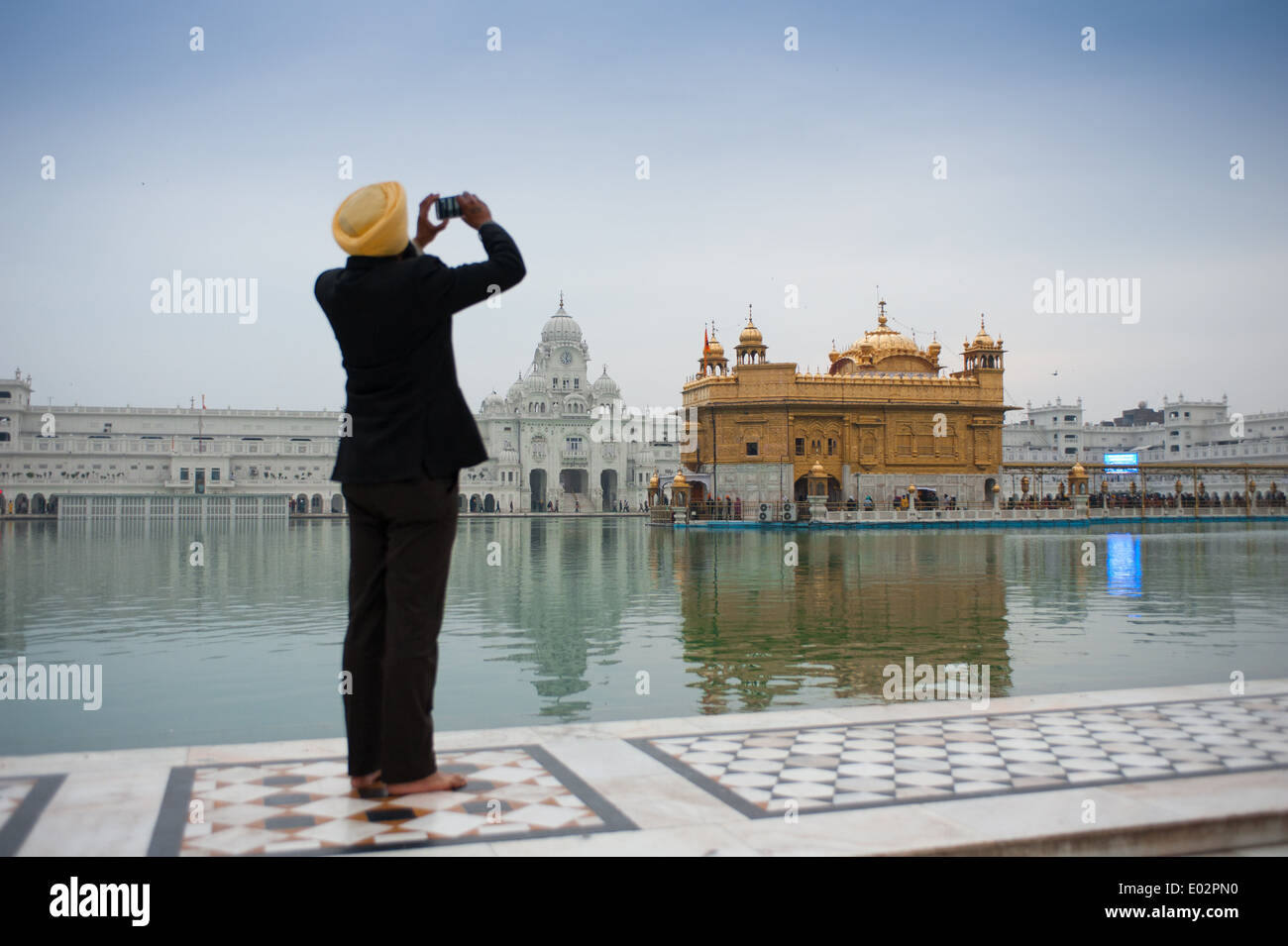 L'Inde- Punjab : Amritsar : le temple d'or ou Harmandir Sahib Banque D'Images