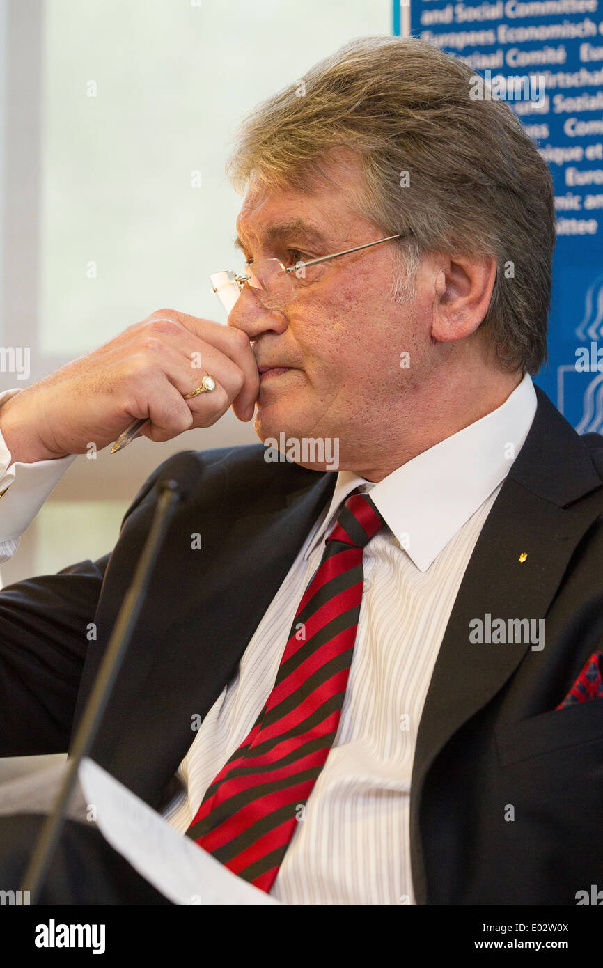 Viktor Iouchtchenko, ancien président de l'Ukraine et leader de la révolution orange d'Ukraine en 2004 Banque D'Images