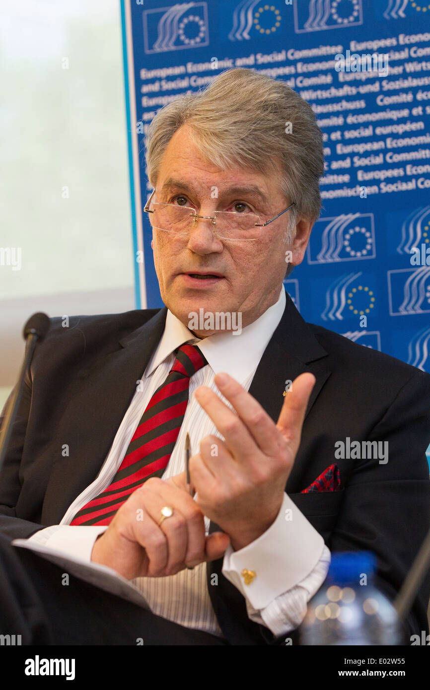 Viktor Iouchtchenko, ancien président de l'Ukraine et leader de la révolution orange d'Ukraine en 2004 Banque D'Images