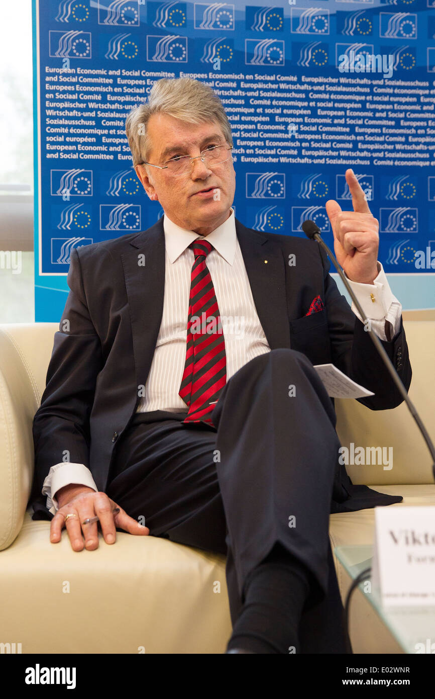 Viktor Iouchtchenko, ancien président de l'Ukraine et leader de la révolution orange d'Ukraine en 2004 Banque D'Images