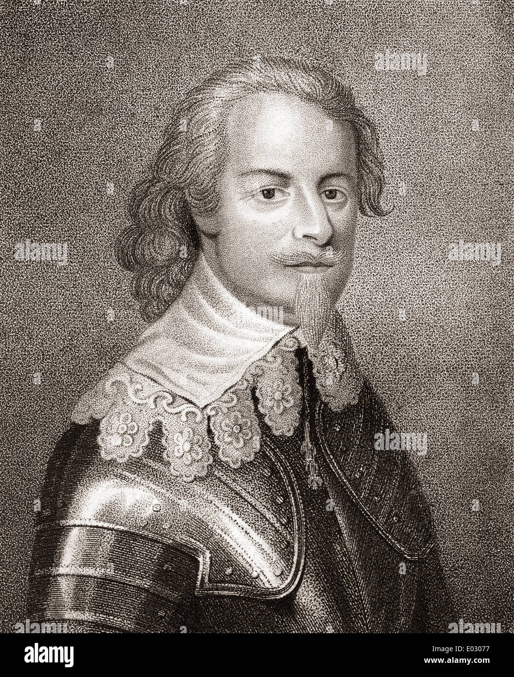 David Leslie, 1er Seigneur Newark, c. De 1600 à 1682. Officier de cavalerie et général dans la guerre civile anglaise et écossaise des guerres civiles. Banque D'Images