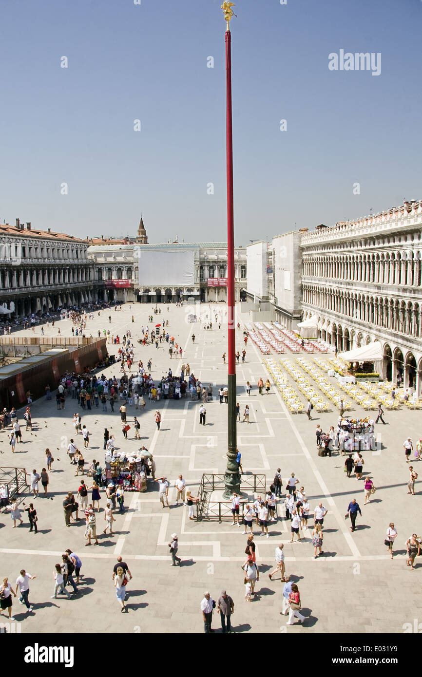 La place San Marco, Venise Banque D'Images