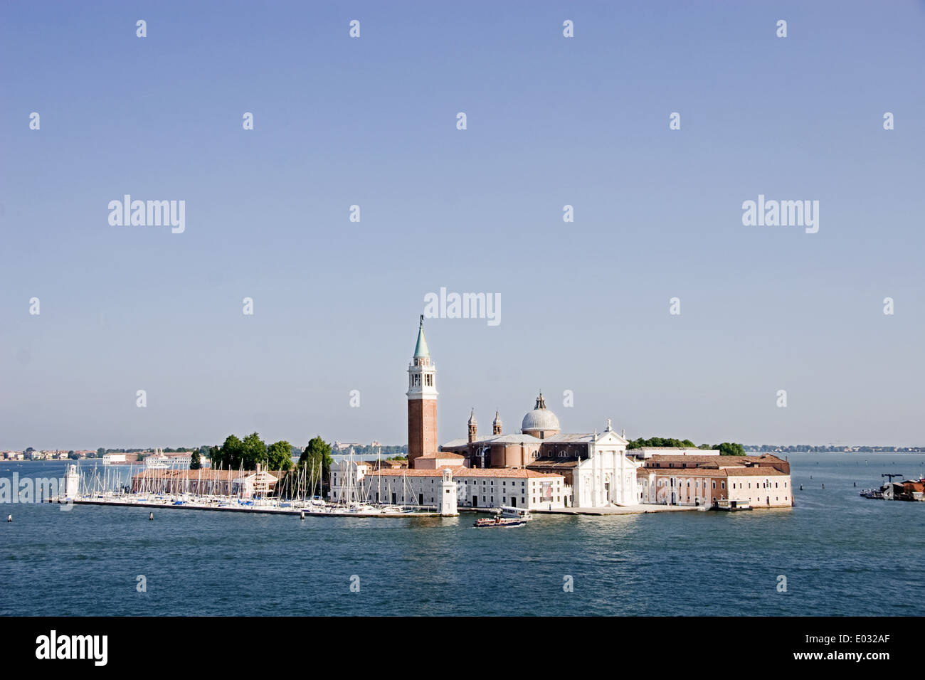 L'île de San Giorgio Maggiore, à Venise Banque D'Images