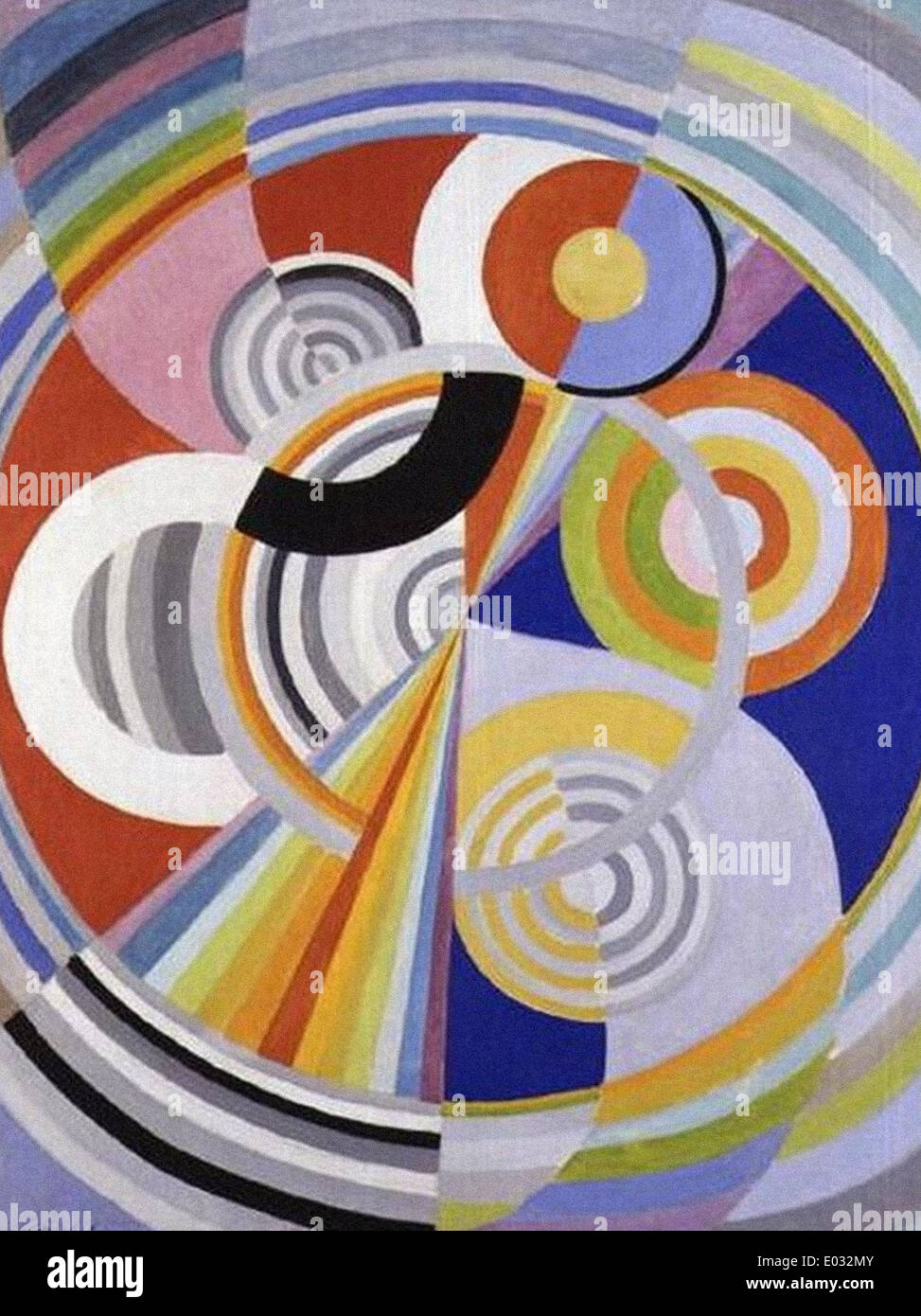 Robert Delaunay rythme n°1 Banque D'Images