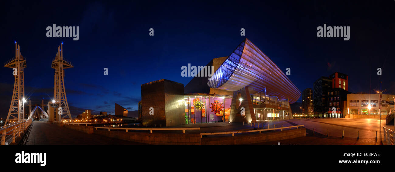 Le Lowry Centre Salford, Manchester, Royaume-Uni Banque D'Images