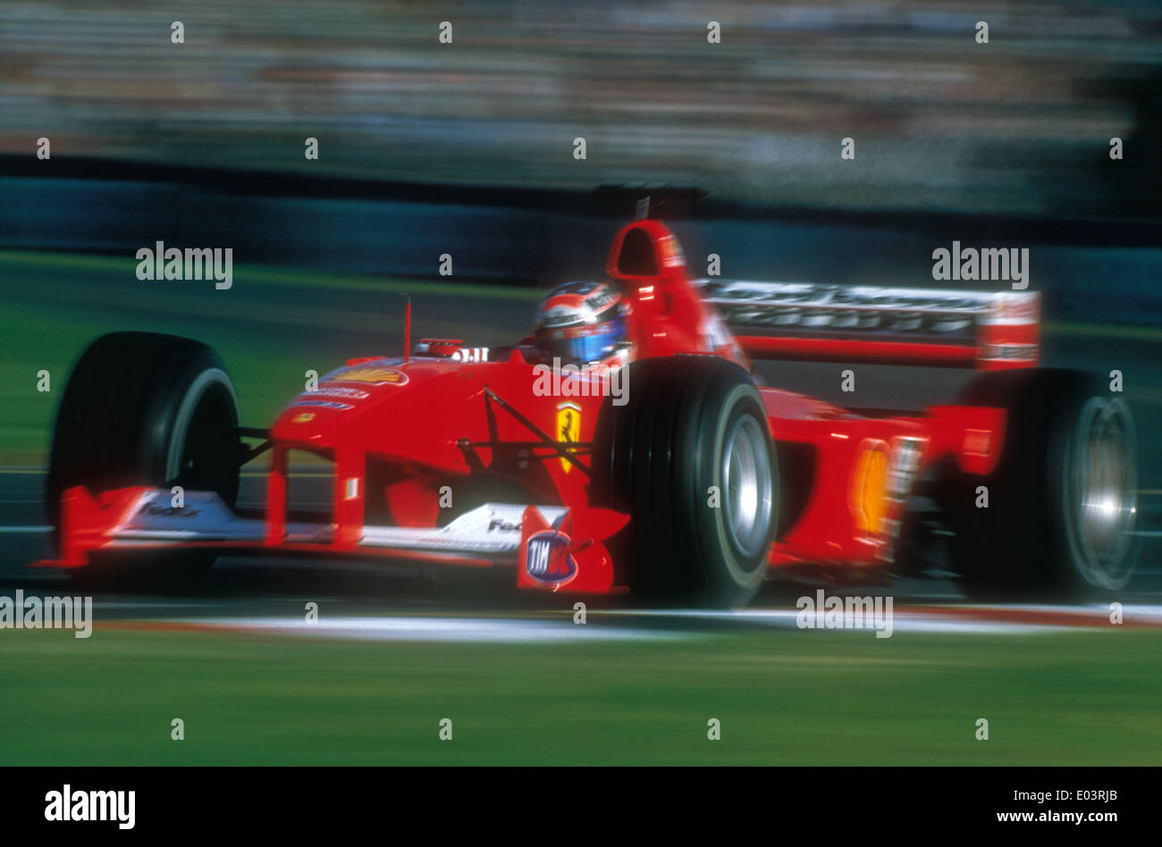 Le 2000 Grand Prix de Formule 1 d'Australie. Michael Schumacher continue à gagner la course. Banque D'Images