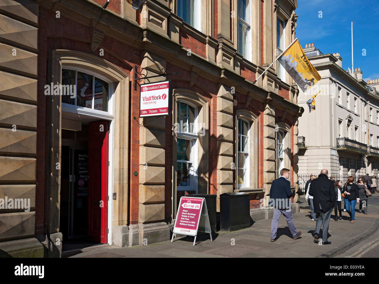 Entrée Pour Visiter York centre d'informations touristiques York North Yorkshire Angleterre Royaume-Uni GB Grande-Bretagne Banque D'Images