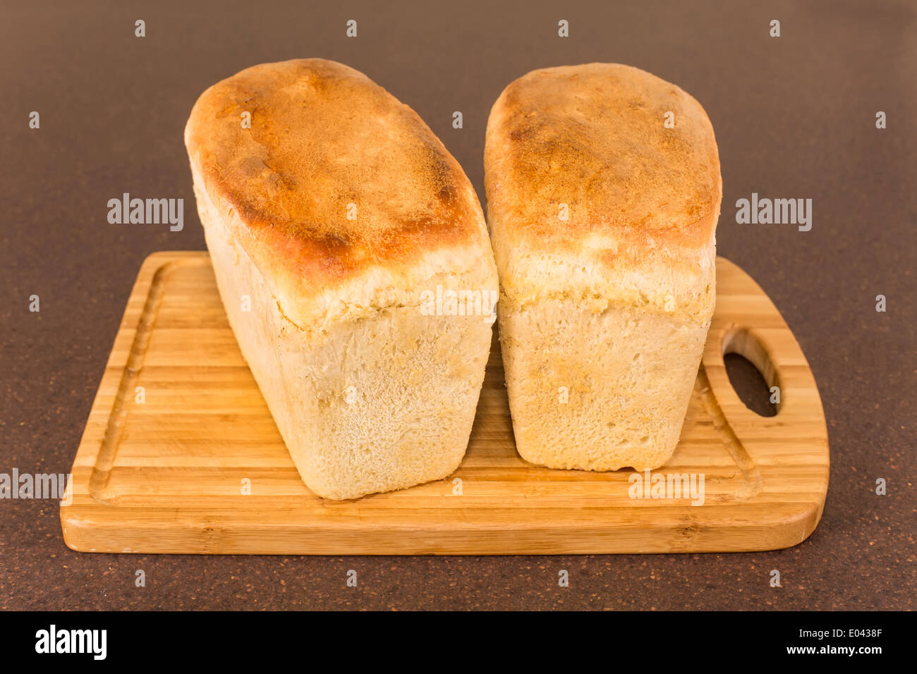 Maison du pain fraîchement cuit dans la forme de la brique Banque D'Images