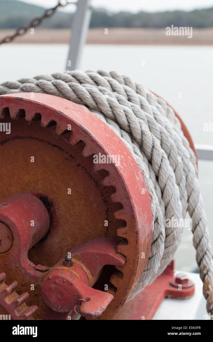 Bobine de corde de près Banque D'Images