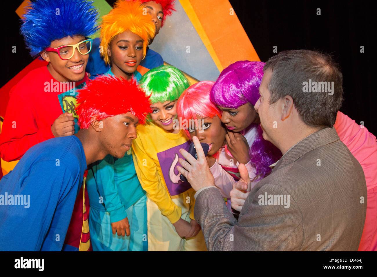 Théâtre jeunesse mosaïque de Detroit Banque D'Images