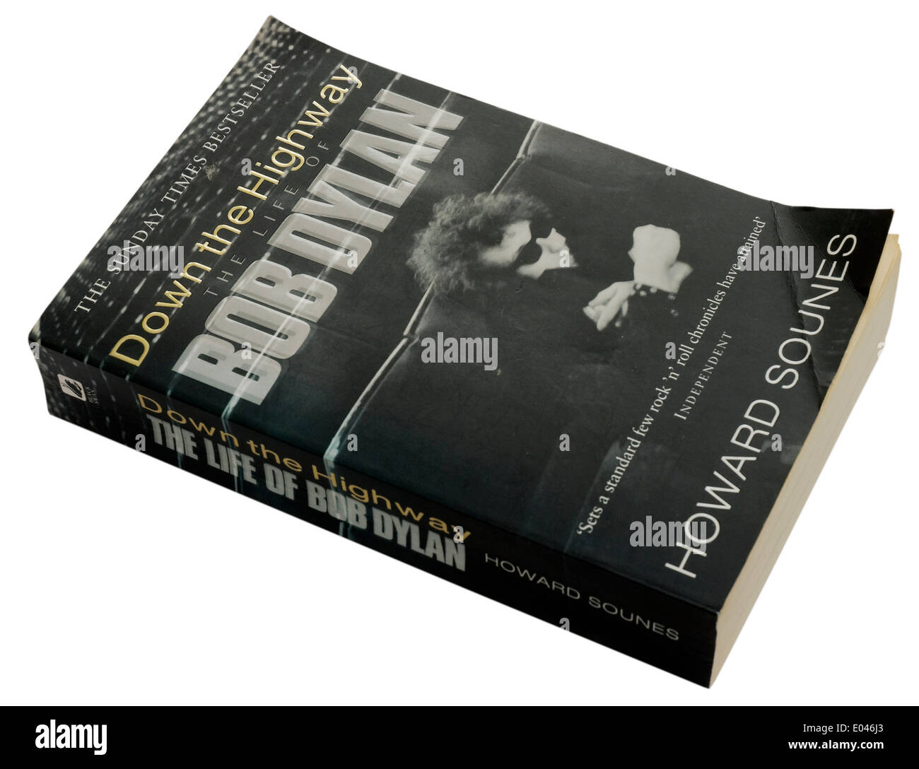 Sur l'autoroute, une biographie de Bob Dylan par Howard Sounes Banque D'Images