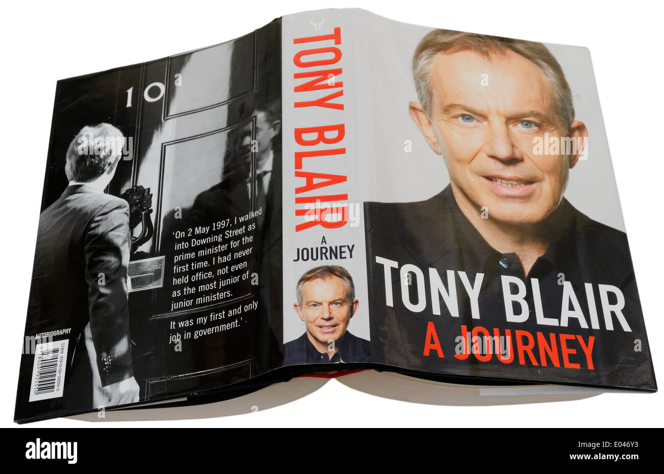 Un voyage de Tony Blair Banque D'Images