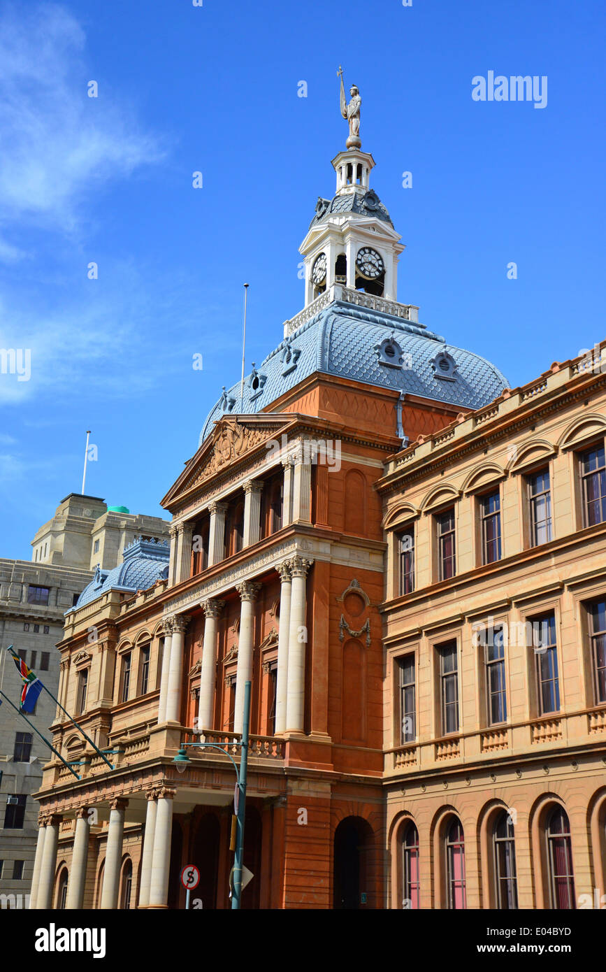 Palais de Justice de l'horloge, Place de l'Église (Kerkplein), Pretoria, la Province de Gauteng, Afrique du Sud Banque D'Images