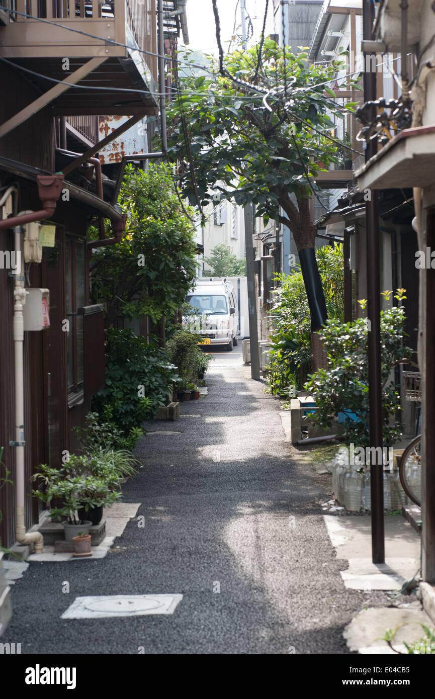 Ruelle de Nezu, Tokyo, Japon Banque D'Images