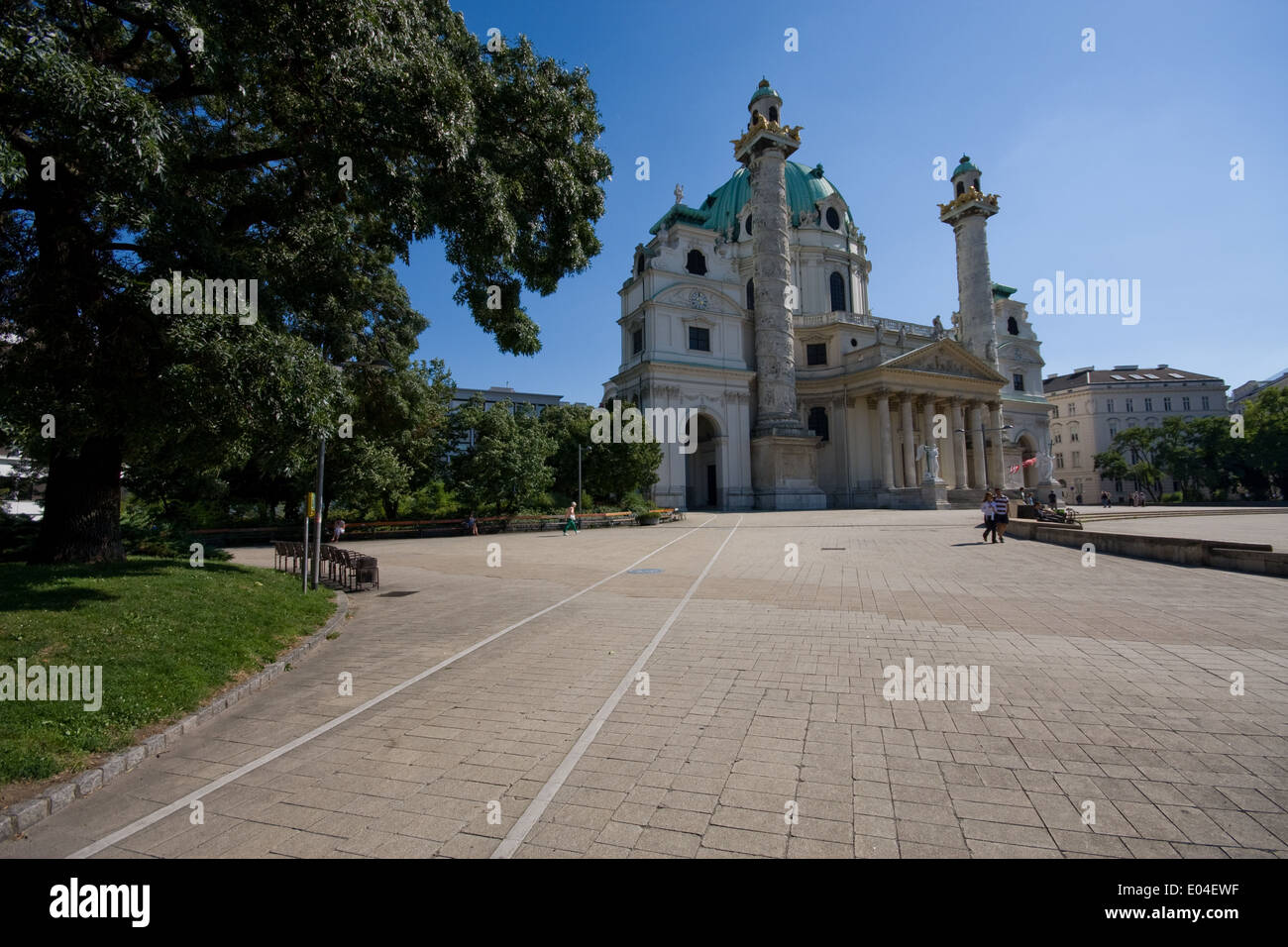 Karlskirche, Wien, Österreich Banque D'Images